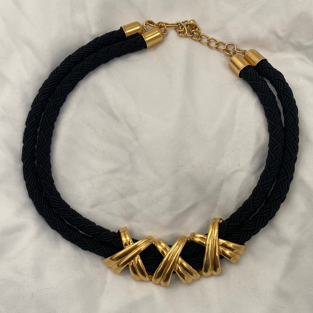 Costume gold rope necklace